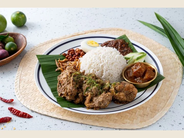 치킨 른당 나시르막 · NASI LEMAK RENDANG CHICKEN · BiBiChik 163