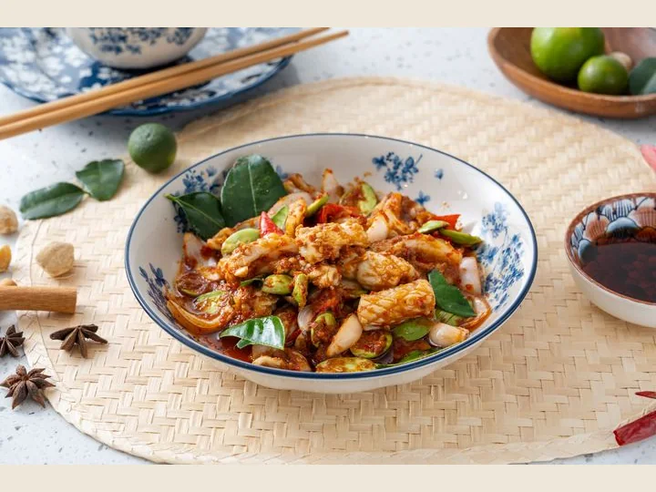 삼발 프타이콩 오징어 · SAMBAL PETAI SOTONG · BiBiChik 163